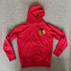 Chicago Blackhawks Archive Collection Hockey Red Sweatshirt Large